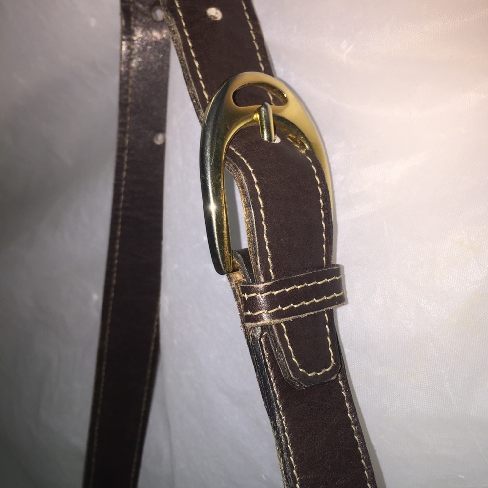 Celine Vintage  Leather and Canvas Shoulder Bag - Picture 7 of 14